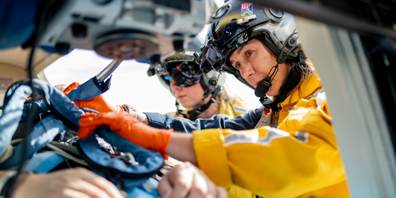 Women in aviation at HALO flight